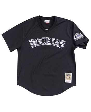 Men's Gray Colorado Rockies V-Neck Jersey 