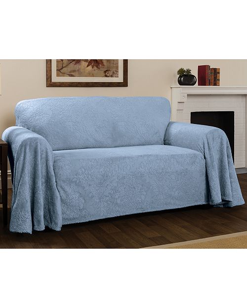 P Kaufmann Home Plush Damask Throw Chair Slipcover Reviews