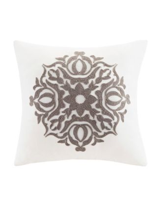 Malia Embroidered Cotton 4-Pc. Duvet Cover Set, Full/Queen