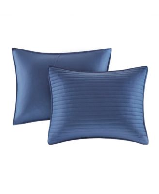 Marina Printed Seersucker 8-Pc. Comforter and Coverlet Set, King/California King