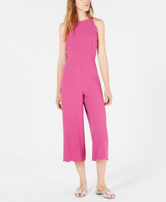 macy's pink jumpsuit
