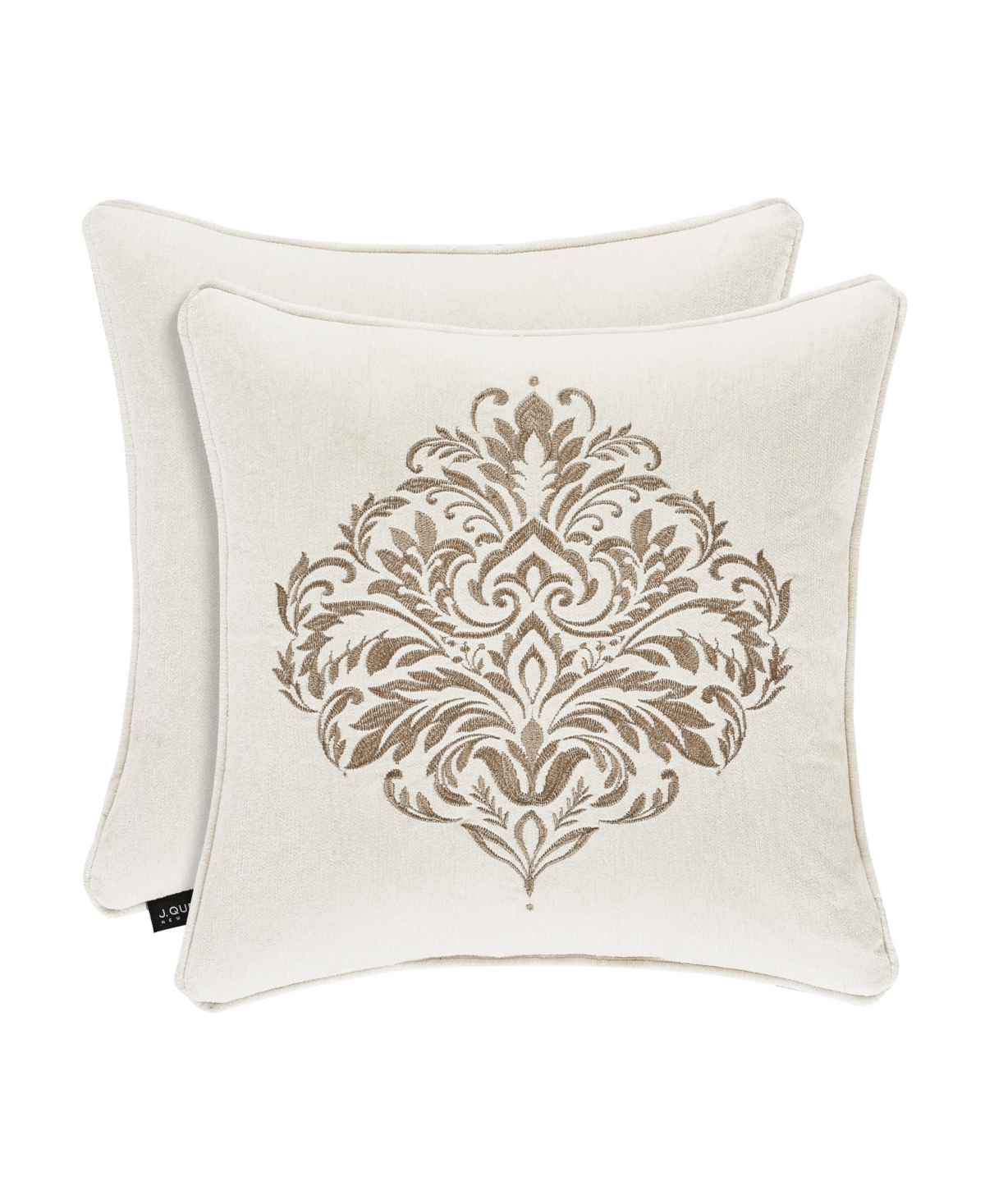 J Queen New York Milano Decorative Pillow, 20" X 20" In Sand