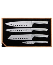 Rachael Ray Cutlery Japanese Stainless Steel 3-Pc. Chef's Knife Set, Teal -  Macy's