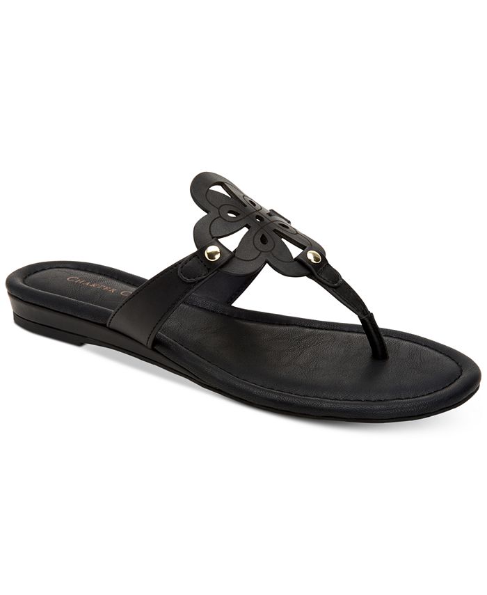 Charter Club Women's Ozella Flat Sandals, Created for Macy's & Reviews ...