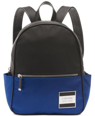 blue calvin klein backpack