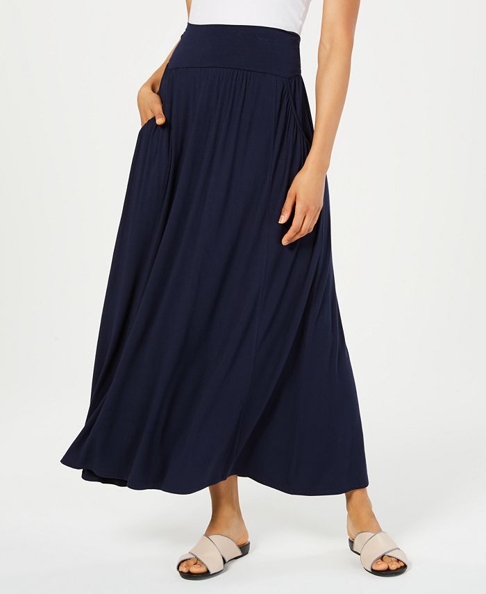 Style & Co Pull-On Pocket Maxi Skirt, Created for Macy's - Macy's
