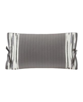 Hanae Embroidered Decorative Pillow, 12" x 20"