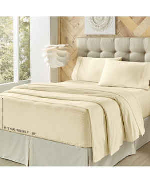 J Queen Royal Fit Microfiber Twin Sheet Set Bedding