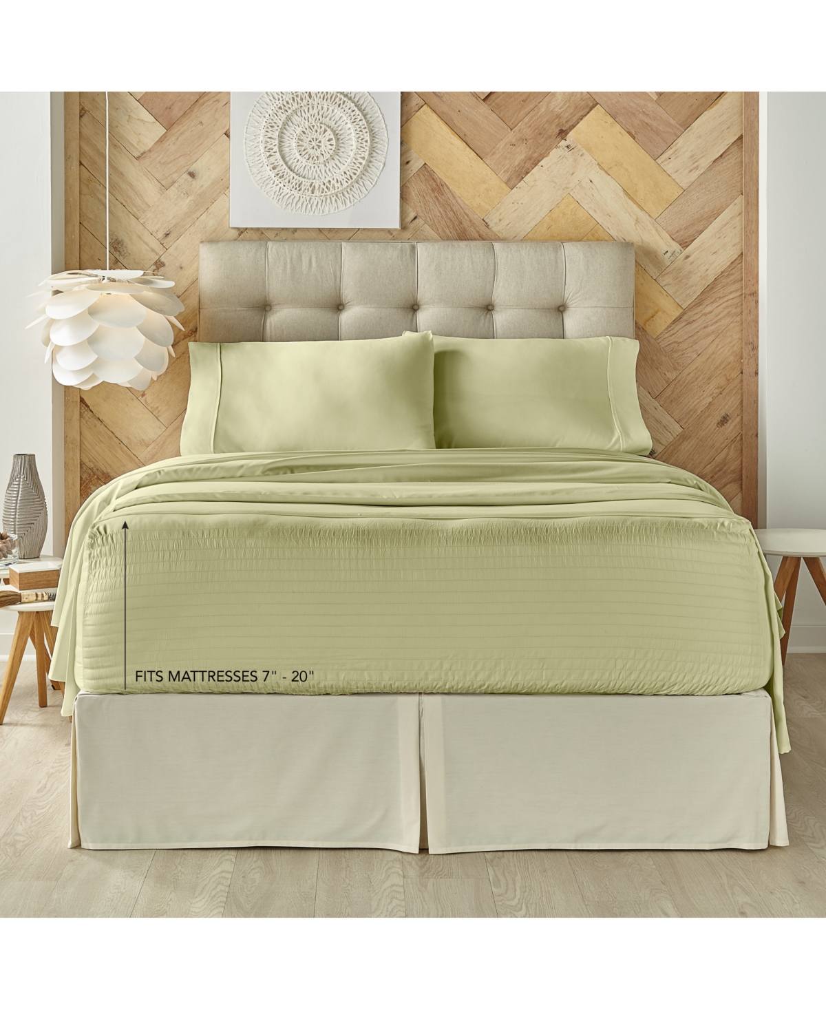 J Queen New York Royal Fit Microfiber Sheet Set, Full