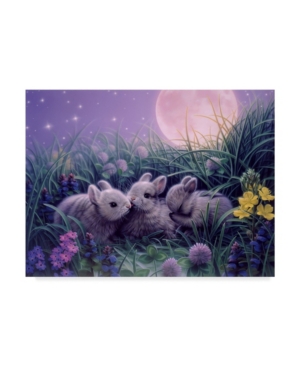 Trademark Global Kirk Reinert 'moon Babies' Canvas Art In Multi