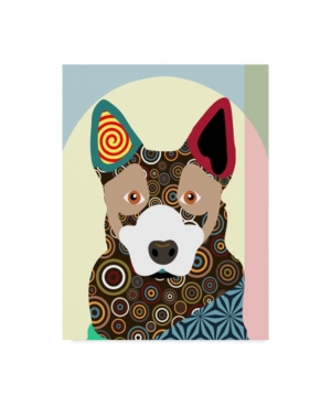 Trademark Global Lanre Adefioye 'australian Cattle Dog' Canvas Art In Multi
