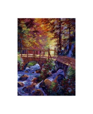 David Lloyd Glover 'Stone Bridge At Royal Gardens' Canvas Art - 19