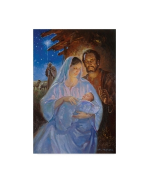 Trademark Global Hal Frenck 'the Holy Family' Canvas Art In Multi