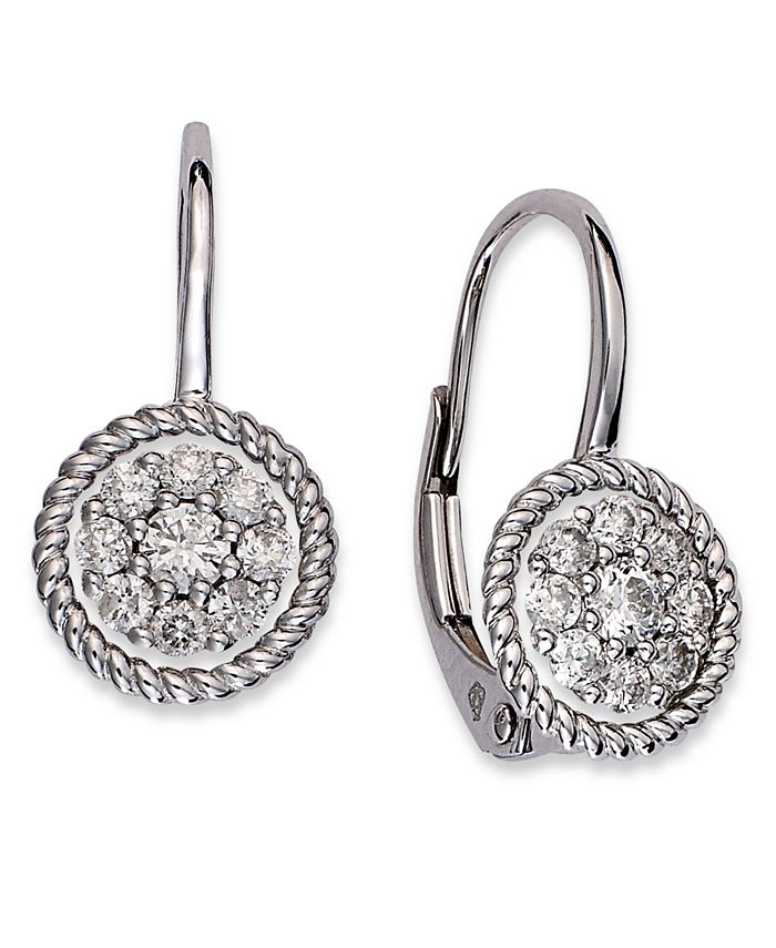 Macy's leverback earrings clearance
