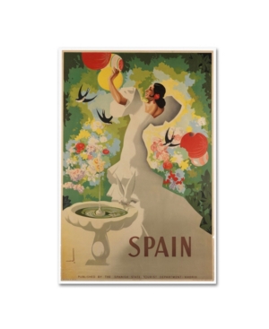 Trademark Global Vintage Apple Collection 'spain Morell' Canvas Art In Multi