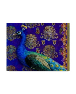 Trademark Global Maria Rytova 'indian Peacock' Canvas Art In Multi