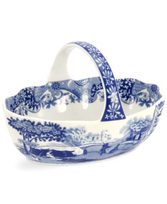 Spode - Blue Italian Handled Basket