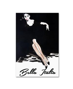 Trademark Global Vintage Apple Collection 'bella Italia' Canvas Art In Multi