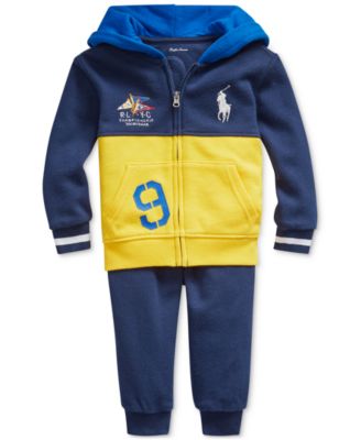 polo hoodie and pants set