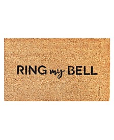 Ring my Bell 17" x 29" Coir/Vinyl Doormat