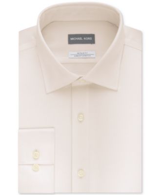 beige slim fit dress shirt