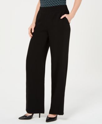 Nine West - Elastic-Waist Pull-On Pants