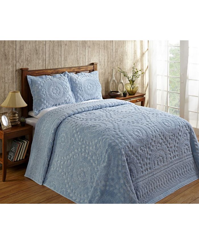 Better Trends Rio King Bedspread, What Size Bedspread For King Bed