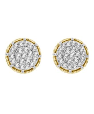 Men's Diamond (1/4 ct.t.w.) Earring Set in 10k Yellow Gold