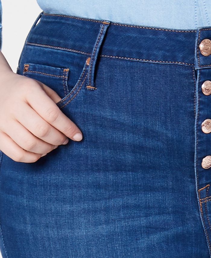 Seven7 Jeans Trendy Plus Size ButtonFly HighRise Jeans Macy's