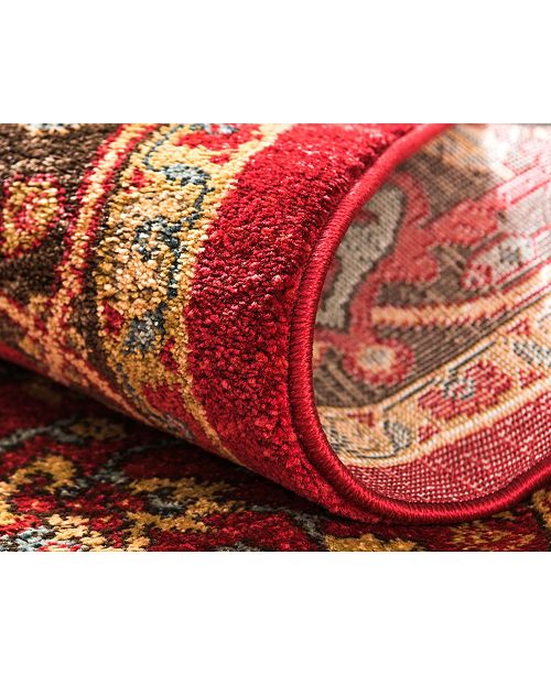 Bridgeport Home Harik Har1 Red 6' x 6' Round Area Rug & Reviews Rugs Macy's