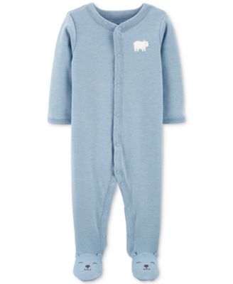 Carter's Baby Boys Polar Bear Footed Pajamas - Macy's