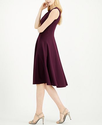 Calvin klein fit 2025 and flare midi dress