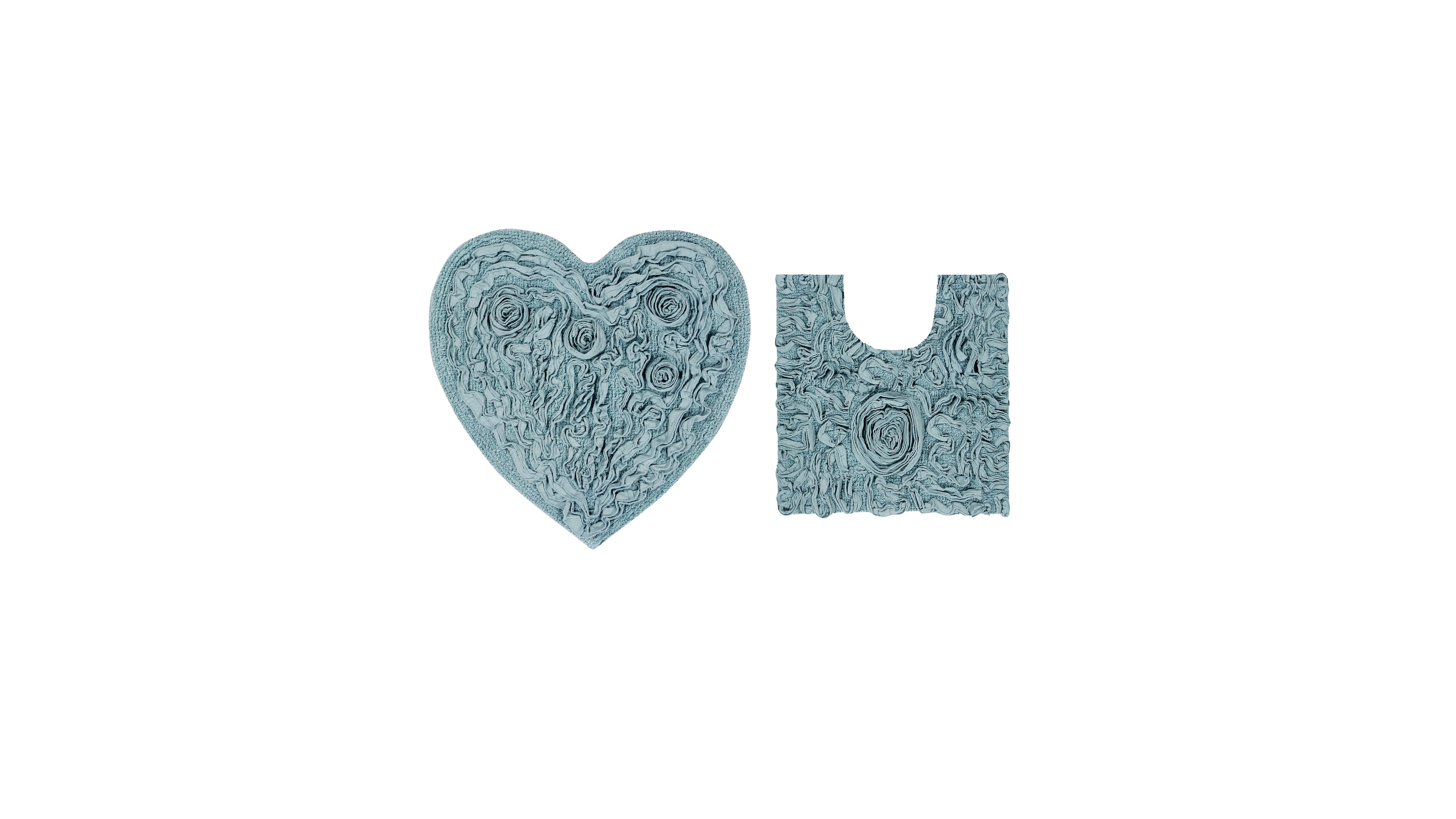Home Weavers Bell Flower 2-Pc. Bath Rug Set