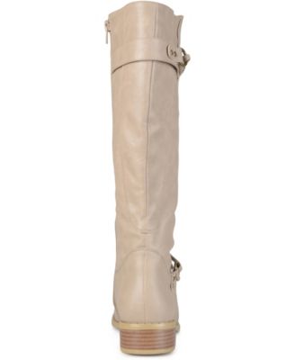 Women's Harley Extra Wide Calf Rouched Knee High Boots