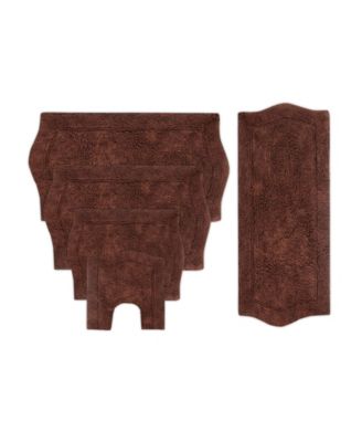 brown bathroom rug sets