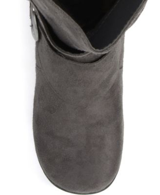 Journee Womens Jester-01 Extra Wide Calf Hidden Wedge Riding Boots