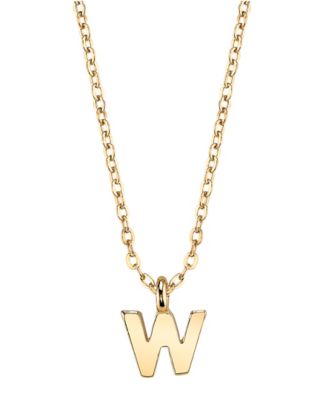 Gold-Tone Initial Necklace 20"