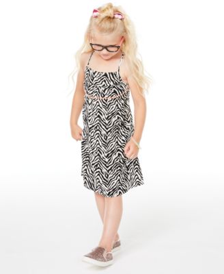 girls animal print dress