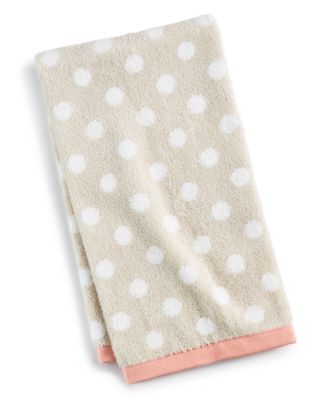 Martha Stewart Collection - Cotton Dot Spa Fashion Hand Towel