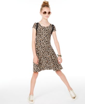 Macy's leopard dress on sale