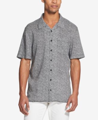 DKNY - Men's Floral-Print Linen Shirt