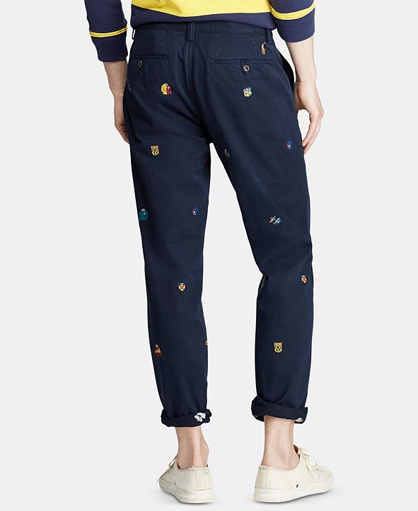 yellow polo chino pants