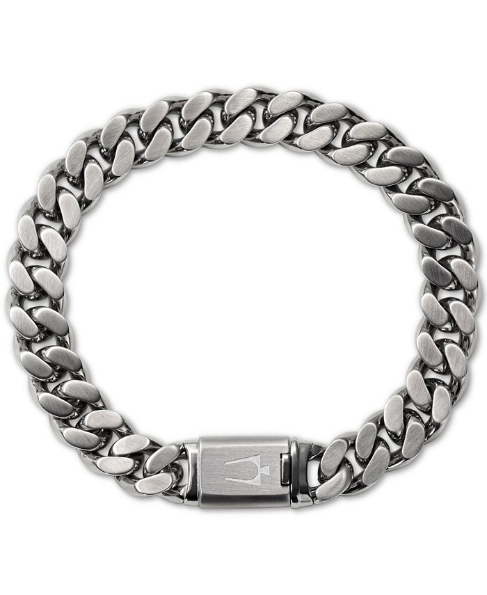 Bulova Men's Chain Bracelet in Stainless Steel & Reviews 