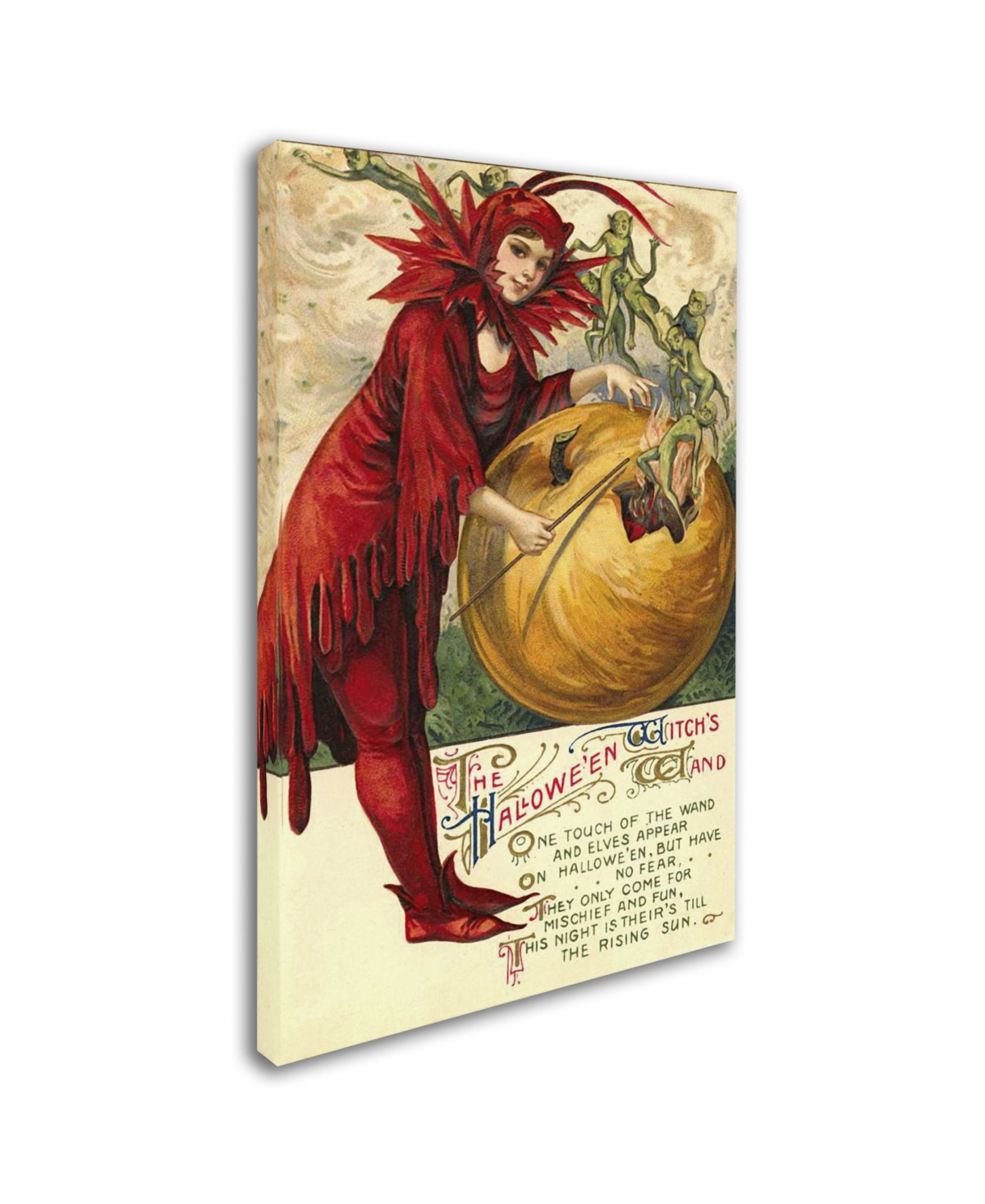 Vintage Apple Collection 'Halloween Twelve' Canvas Art -