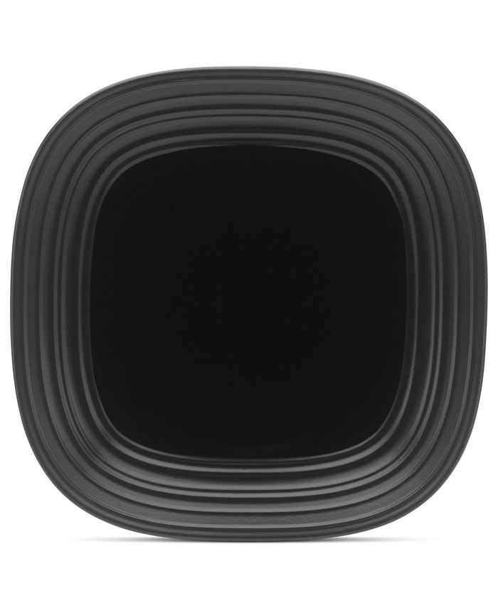 Mikasa Dinnerware Swirl Square Black Dinner Plate Macy s