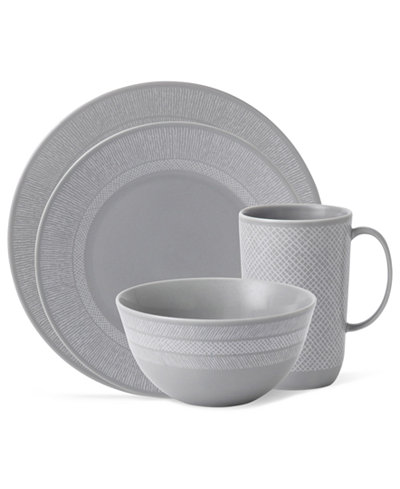 Vera Wang Wedgwood Dinnerware, Simplicity Gray Collection