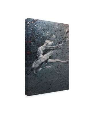 Trademark Global Michael Jackson 'Abstract Dancer' Canvas Art - 30" x 47"