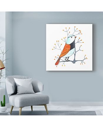 Trademark Global Michelle Campbell 'Bird Design 3' Canvas Art - 14