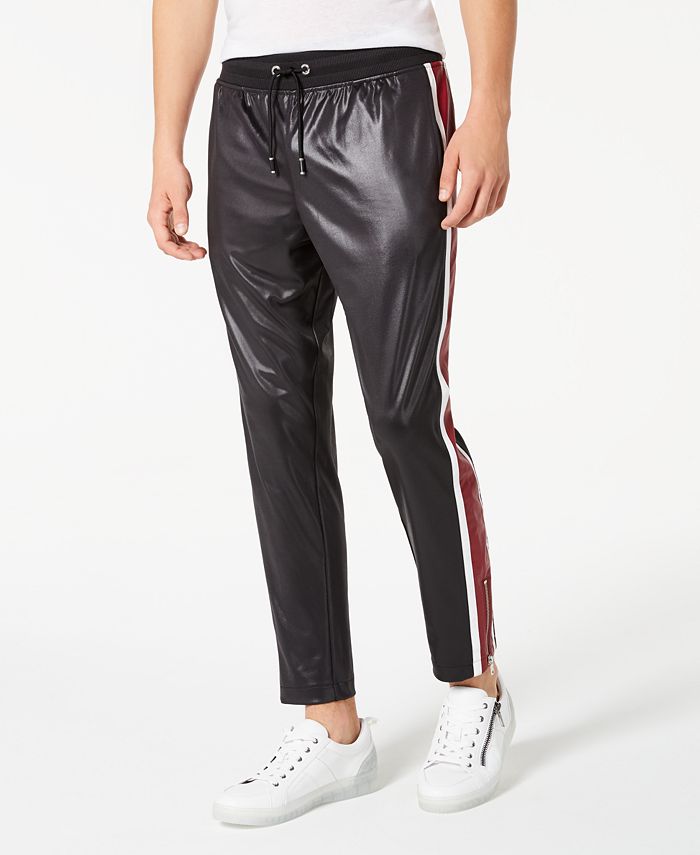 tolerance Bryggeri kop INC International Concepts INC Men's Regular-Fit Joggers with Faux-Leather  Piecing, Created for Macy's & Reviews - Pants - Men - Macy's