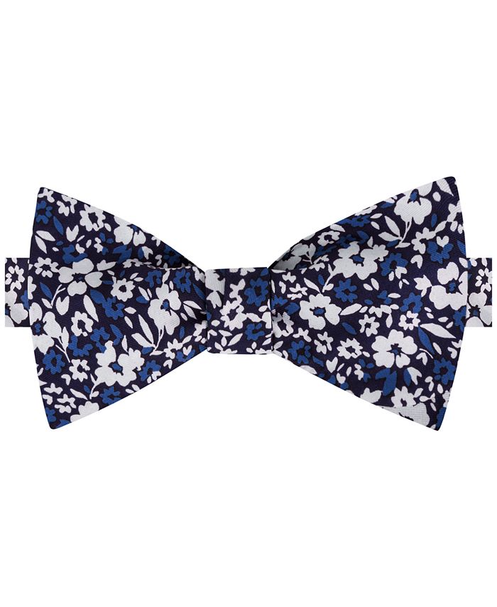 Tommy Hilfiger Men's Chelsea Botanical To-Be Tied Silk Twill Bow Tie ...